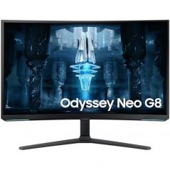 Monitor Gaming Curvo Samsung Odyssey Neo G8 S32BG850NP 32'/ 4K/ 1ms/ 240Hz/ VA/ Negro y Blanco