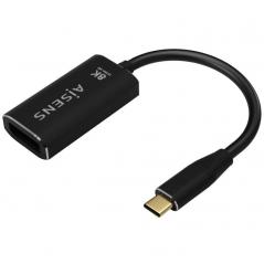 Cable Conversor Aisens A109-0690/ USB Tipo-C Macho - DisplayPort Hembra/ 15cm