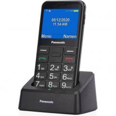 Teléfono Móvil Panasonic KX-TU155EXBN para Personas Mayores/ Negro