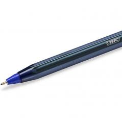 Caja de Bolígrafos de Tinta de Aceite Bic Cristal Exact Ultrafine 992605/ 20 unidades/ Azules