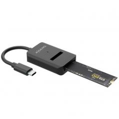 Dock USB Tipo-C para SSD M2 NGFF Aisens ASUC-M2D011-BK/ Negro