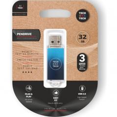 Pendrive 32GB Tech One Tech Be Deep USB 2.0/ Azul Degradado