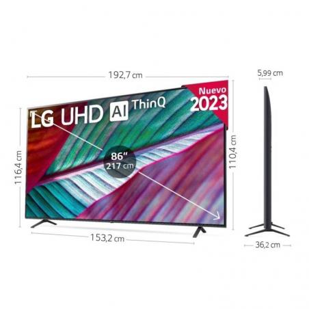 Televisor LG UHD 86UR78006LB 86'/ Ultra HD 4K/ Smart TV/ WiFi