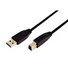 CABLE USB(A) 3.0 A USB(B) 3.0 LOGILINK 2M NEGRO