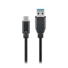 CABLE USB(A) 3.0 A USB(C) 3.0 GOOBAY 2M NEGRO