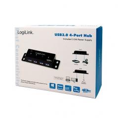 HUB 4 PUERTOS USB 3.0 LOGILINK UA0149