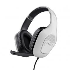 Auriculares Gaming con Micrófono Trust Gaming GXT 415 Zirox PS5/ Jack 3.5/ Blancos