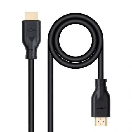 Cable HDMI 2.0 CCS Nanocable 10.15.3901-L150/ HDMI Macho - HDMI Macho/ 1.5m/ Negro
