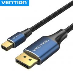 Cable DisplayPort 1.4 8K Vention HCFLH/ DisplayPort Macho - Mini DisplayPort Macho/ 2m/ Negro y Azul