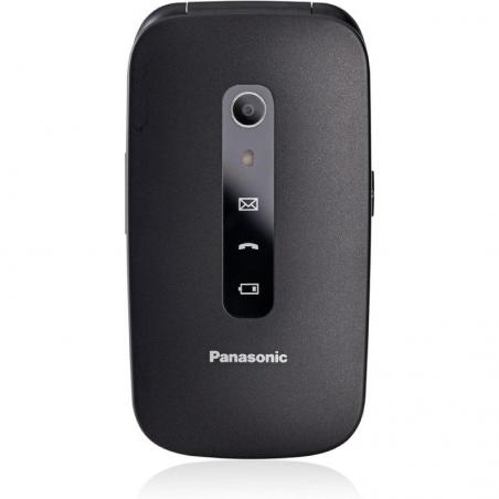 Teléfono Móvil Panasonic KX-TU550 para Personas Mayores/ Negro