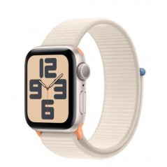 Apple Watch SE 3rd/ Gps/ 44mm/ Caja de Aluminio Blanco Estrella/ Correa Deportiva Blanco Estrella S/M