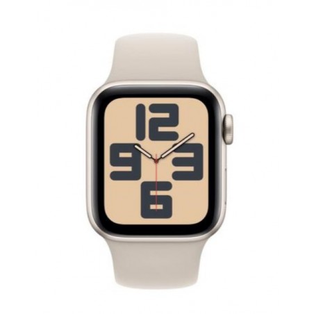 Apple Watch SE 3rd/ Gps/ 44mm/ Caja de Aluminio Blanco Estrella/ Correa Deportiva Blanco Estrella S/M