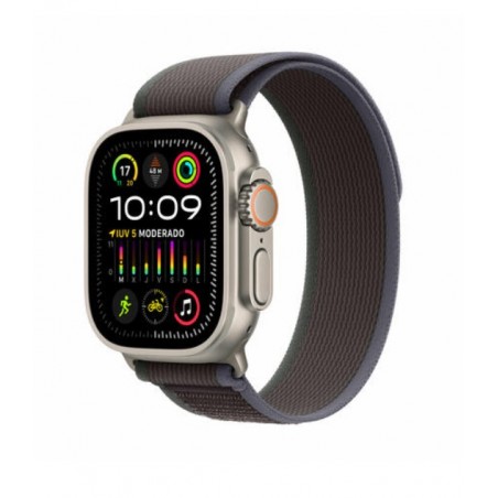 Apple Watch Ultra 2/ GPS/ Cellular/ 49mm/ Caja de Titanio/ Correa Loop Trail Verde/Gris M/L