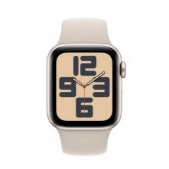 Apple Watch SE 3rd/ Gps/ 44mm/ Caja de Aluminio Blanco Estrella/ Correa Deportiva Loop Blanco Estrella