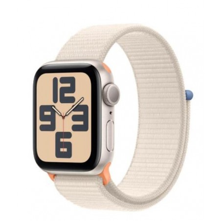 Apple Watch SE +-3rd/ Gps/ 40mm/ Caja de Aluminio Blanco Estrella/ Correa Deportiva Loop Blanco Estrella