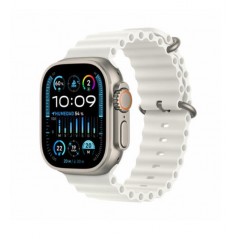 Apple Watch Ultra 2/ GPS/ Cellular/ 49mm/ Caja de Titanio/ Correa Ocean Blanca