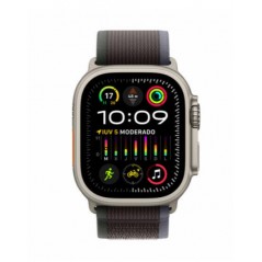 Apple Watch Ultra 2/ GPS/ Cellular/ 49mm/ Caja de Titanio/ Correa Loop Trail Azul/Negro M/L