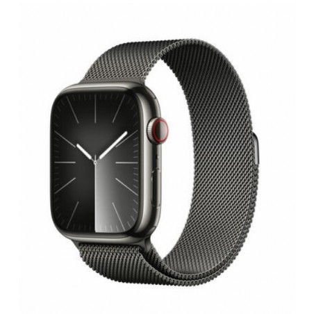 Apple Watch Series 9/ Gps/ Cellular/ 45mm/ Caja de Acero Grafito/ Correa Milanese Loop Grafito
