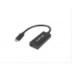 ADAPTADOR USB LANBERG USB-C M 3.1 A DISPLAYPORT H 15CM NEGRO