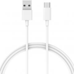 Cable USB 2.0 Tipo C Xiaomi Mi USB-C/ USB Tipo-C Macho - USB Macho/ 1m/ Blanco