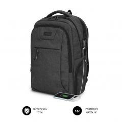 Mochila Subblim Professional Air Padding Backpack para Portátiles hasta 16'/ Puerto USB