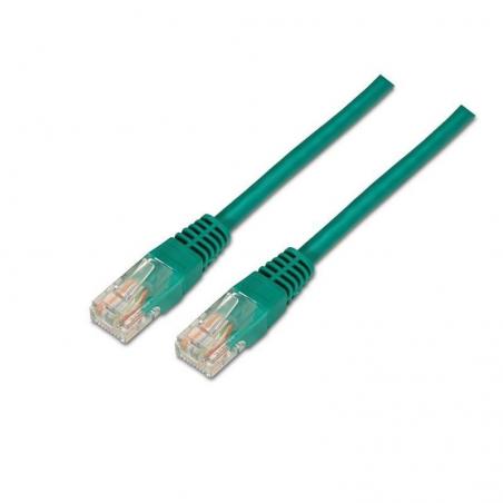 Cable de Red RJ45 UTP Aisens A135-0246/ Cat.6/ 1m/ Verde