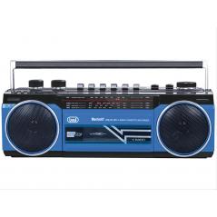 PORTABLE RADIO RECORDER USB SD BLUETOOTH CASSETTE TREVI RR 501 BT BLUE
