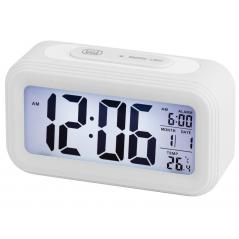 DIGITAL CLOCK WITH ALARM AND THERMOMETER TREVI SL 3068 S WHITE