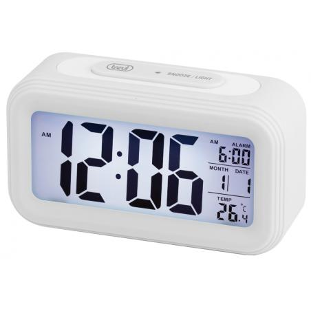 DIGITAL CLOCK WITH ALARM AND THERMOMETER TREVI SL 3068 S WHITE