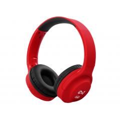 DIGITAL STEREO HEADPHONE WITH MICROPHONE 1.2 M CABLE TREVI DJ 601 M RED