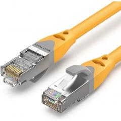 Cable de Red RJ45 SFTP Vention IBHYN Cat.6A/ 8m/ Amarillo