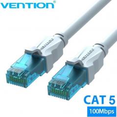 Cable de Red RJ45 UTP Vention VAP-A10-S1500 Cat.5e/ 15m/ Azul y Blanco