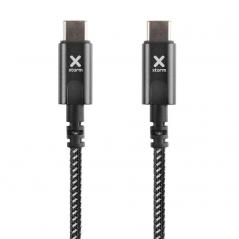 Cable USB Tipo-C Xtorm CX2171 240W/ USB Tipo-C Macho - USB Tipo-C Macho/ 2m/ Negro