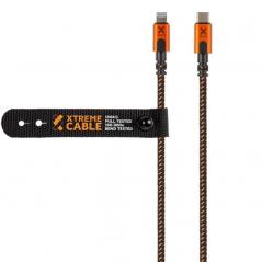 Cable USB Tipo-C Lightning Xtorm CXX003/ USB Tipo-C Macho - Lightning Macho/ 1.5m/ Naranja y Negro