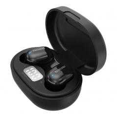 Auriculares Bluetooth Aiwa EBTW-150BKMKII con estuche de carga/ Autonomía 3h/ Negros