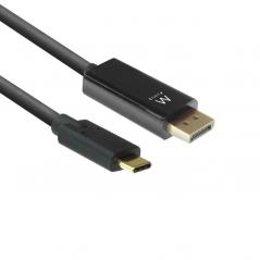 CABLE ADAPTADOR GRAFICO USB TIPO C DP 4K @ 60HZ, LONGITUD DE 2,0 METROS.
