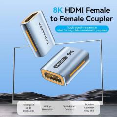 Adaptador HDMI 8K Vention AIUH0/ HDMI Hembra - HDMI Hembra
