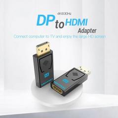 Adaptador HDMI 4K Vention HBPB0/ HDMI Macho - HDMI Hembra