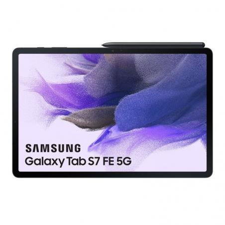 Tablet Samsung Galaxy Tab S7 FE 12.4'/ 4GB/ 64GB/ Octacore/ 5G/ Negra