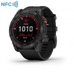 Smartwatch Garmin Fénix 7X Solar/ Notificaciones/ Frecuencia Cardíaca/ GPS/ Negro y Plata - Imagen 1